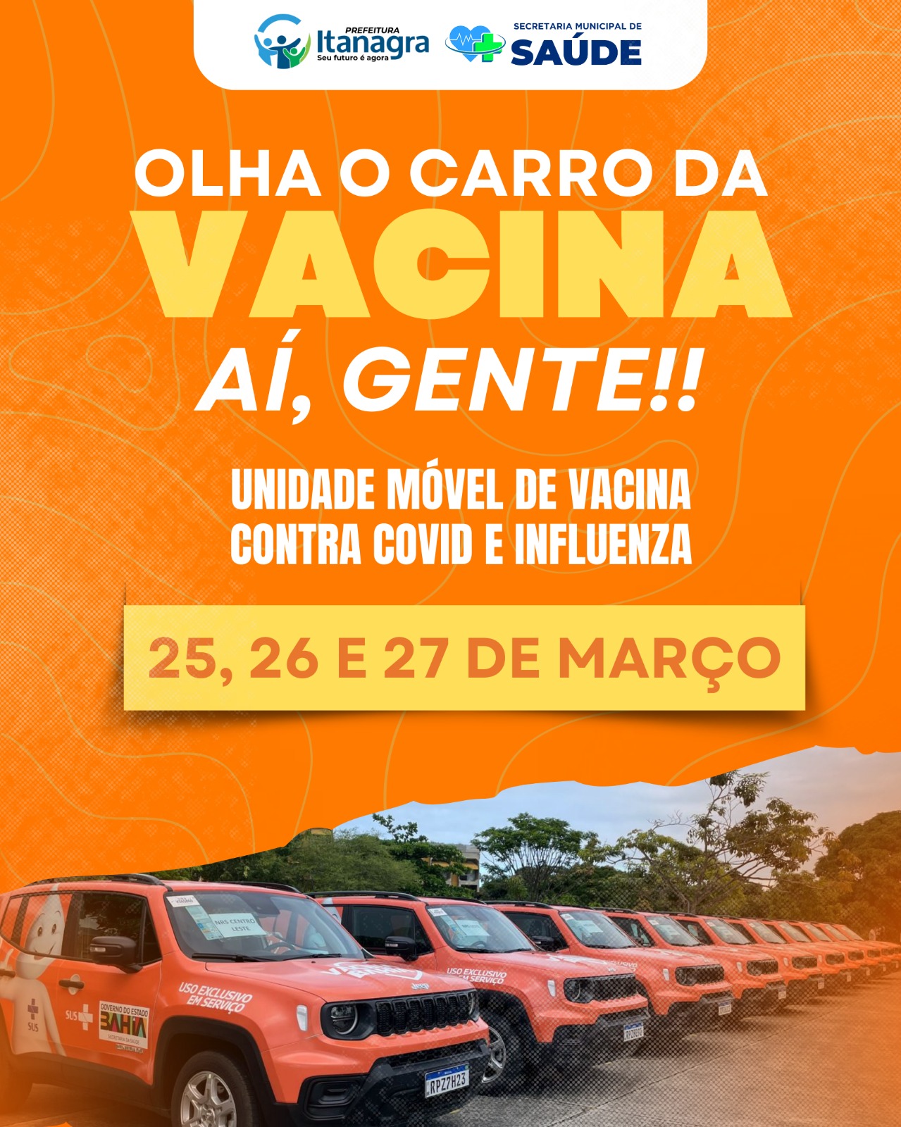 Olha o carro da Vacina aí gente!!